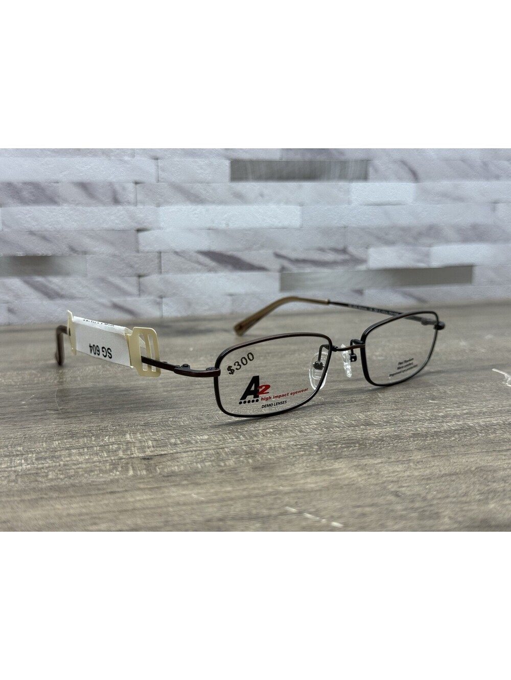 Hilco A2 Flex SG604 Bronze Safety Eyewear Frame 53-18-135 New